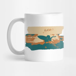 Texas Style Lone Surfer Mug